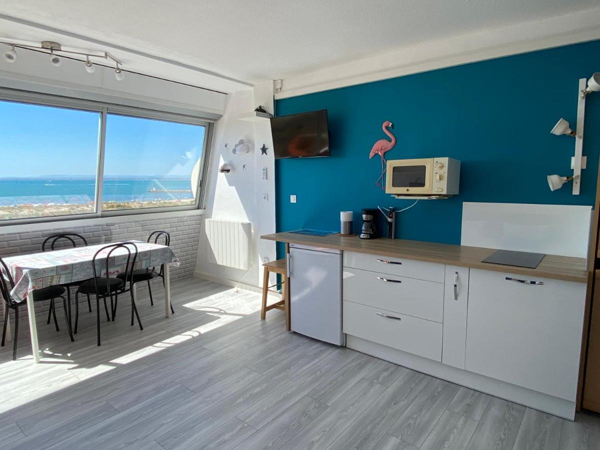 Studio Front De Mer Avec Vue Mer Panoramique ! Le Grau-du-Roi Dış mekan fotoğraf